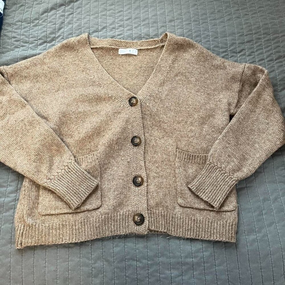 Primark Women's Tan and Brown Cardigan